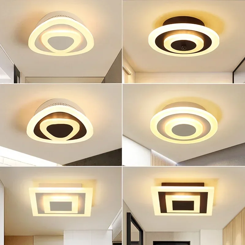 

Modern LED Ceiling Light corridor Lamp For bathroom living room round square lighting Home Decorative Fixtures dropshipping
