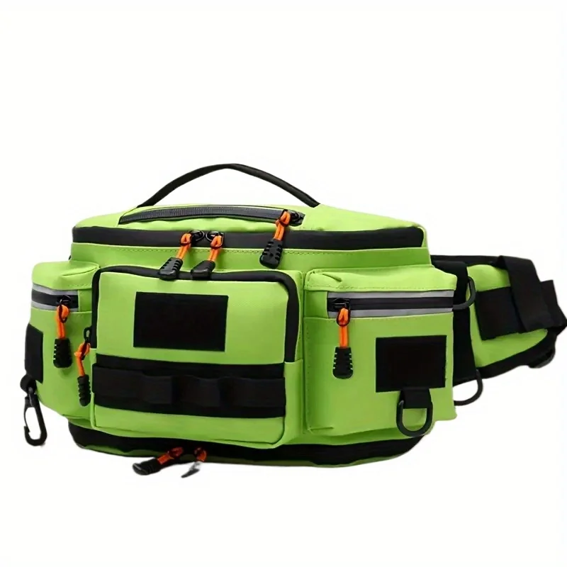 釣り用ウエストバッグ、チェストトラベルバックパック、男性用サイクリング、ハイキング、アウトドアスポーツ、クロスボディ、モールタクティカルベルト、釣り用ファニーパック