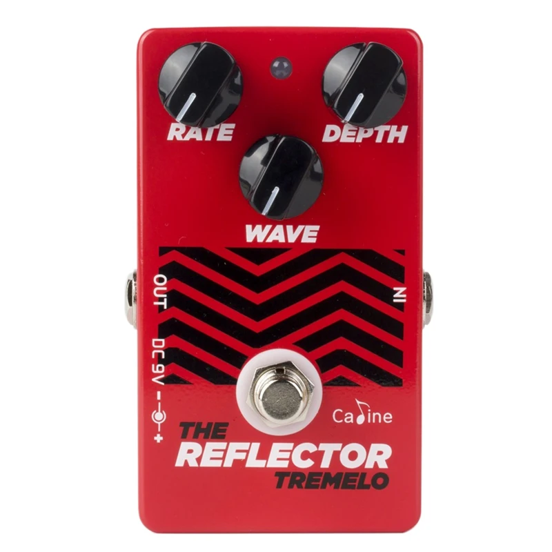 

Caline CP-62 The Reflector Tremolo Guitar Pedal Effect 9V Guitar Effects Guitar Accessories