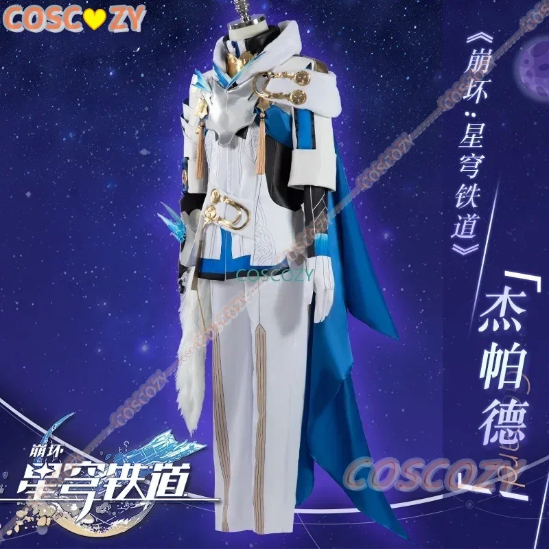 Gepard disfraz de Honkai Star Rail para hombre y mujer, uniforme de juego, guardamanos plateados, Belobog, trajes de fiesta de Halloween