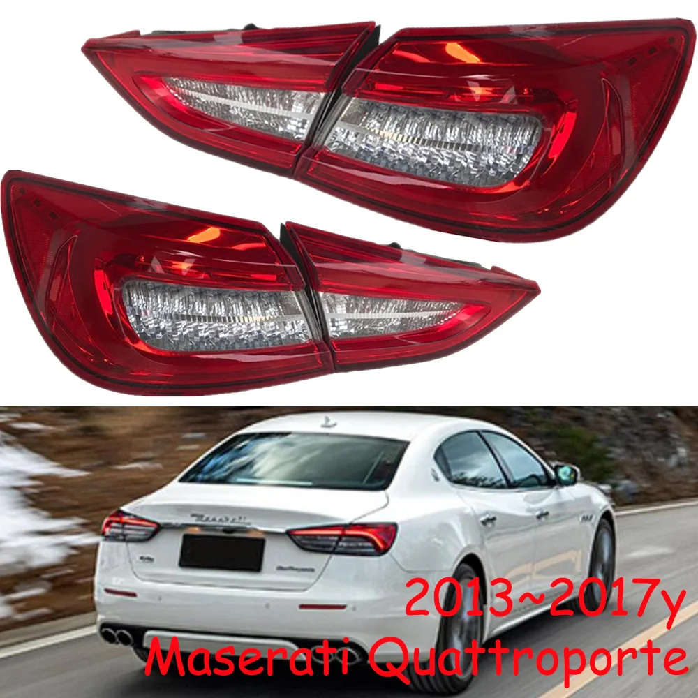 1pcs car accessories bumper tail light for Maserati Quattroporte taillight Taillamp 2013~2017 for Maserati Quattroporte fog lamp