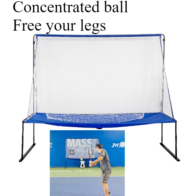 

Tennis training net removable portable catch net serving machine partner training artifact carrying ball net large