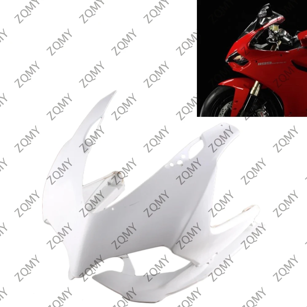 

Unpainted Upper Front Nose Cowl Fairing For Ducati 1199 2012 ABS Plastic Motorbike Accessories