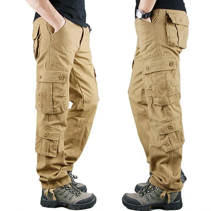 Multi-Pockets Military Tactical Pants Men Top Quality Breathable Comfortable Cargo Trousers Outdoor Hiking Climbing Sweatpants