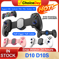 D10 D10S Stretching Cooling Game Controller For SWITCH/Android/IOS/PS3/PS4/Xbox Bluetooth Telescopic Wireless Gamepad Controller