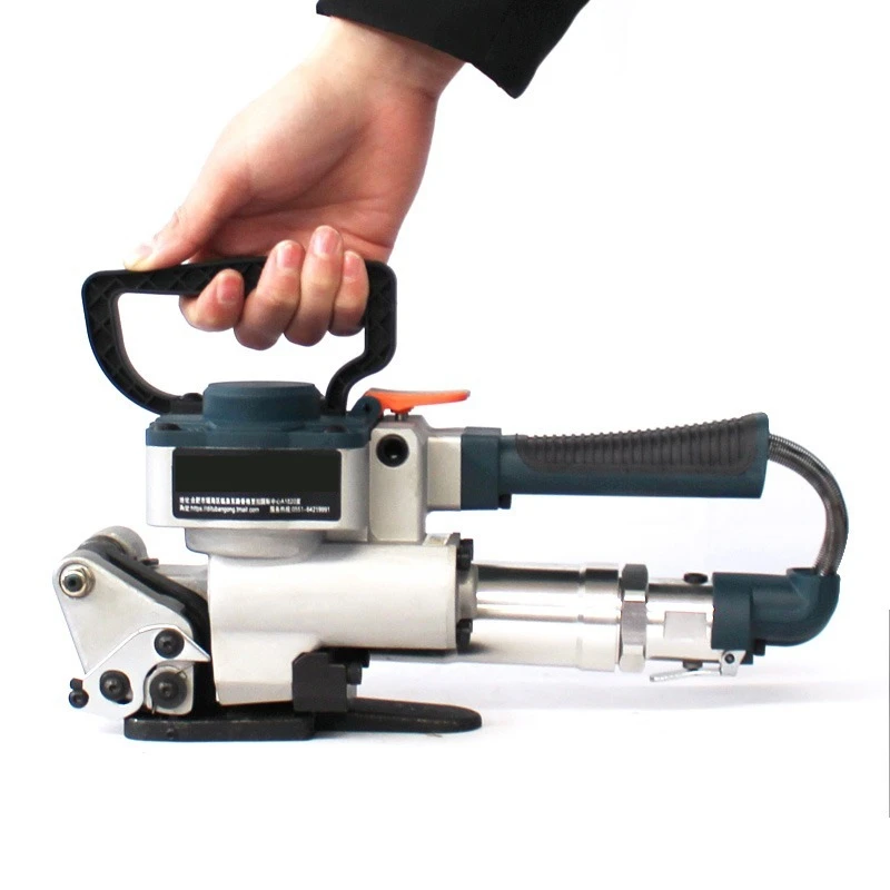 

A19/A25 Pneumatic Strapping Tool Packaging Machine 3500N Handheld Brick Factory Bundling Machine PET PP 13-19mm or 19-25mm