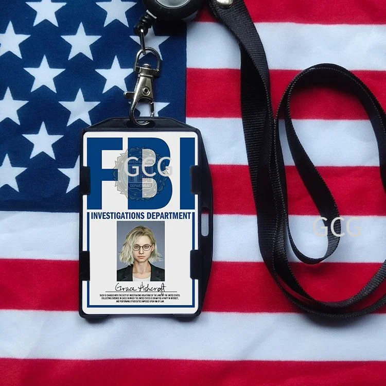 RE9 Requiem Grace Ashcroft Same-style Accessories for Games Agent ID Cosplay Props and Accessories Customizable ID Card