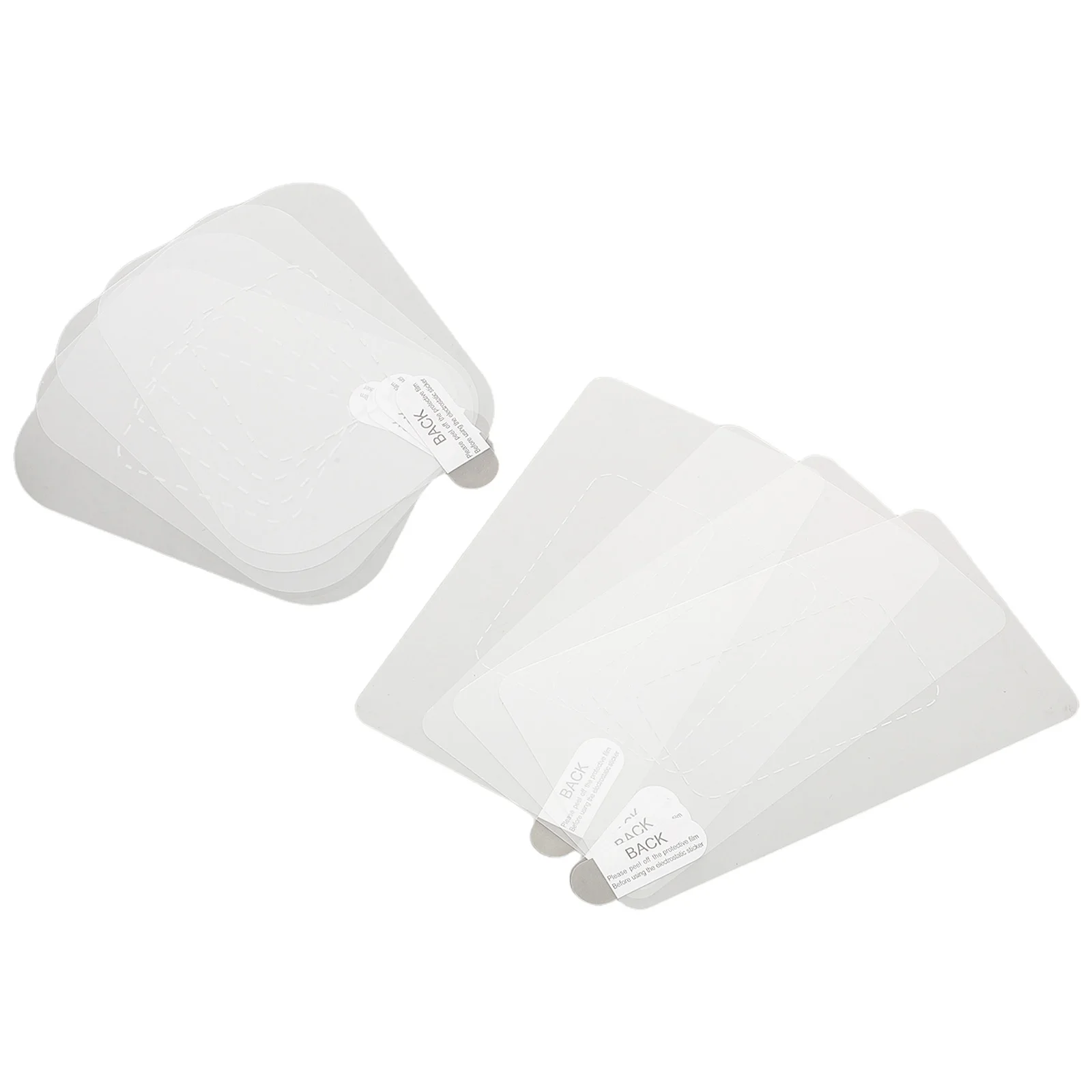 

8Pcs Dashcam Static Adhesive Stickers Pet Film Windshield Mount Sticker Clear Scratch Protection for Dash Camera Recorder