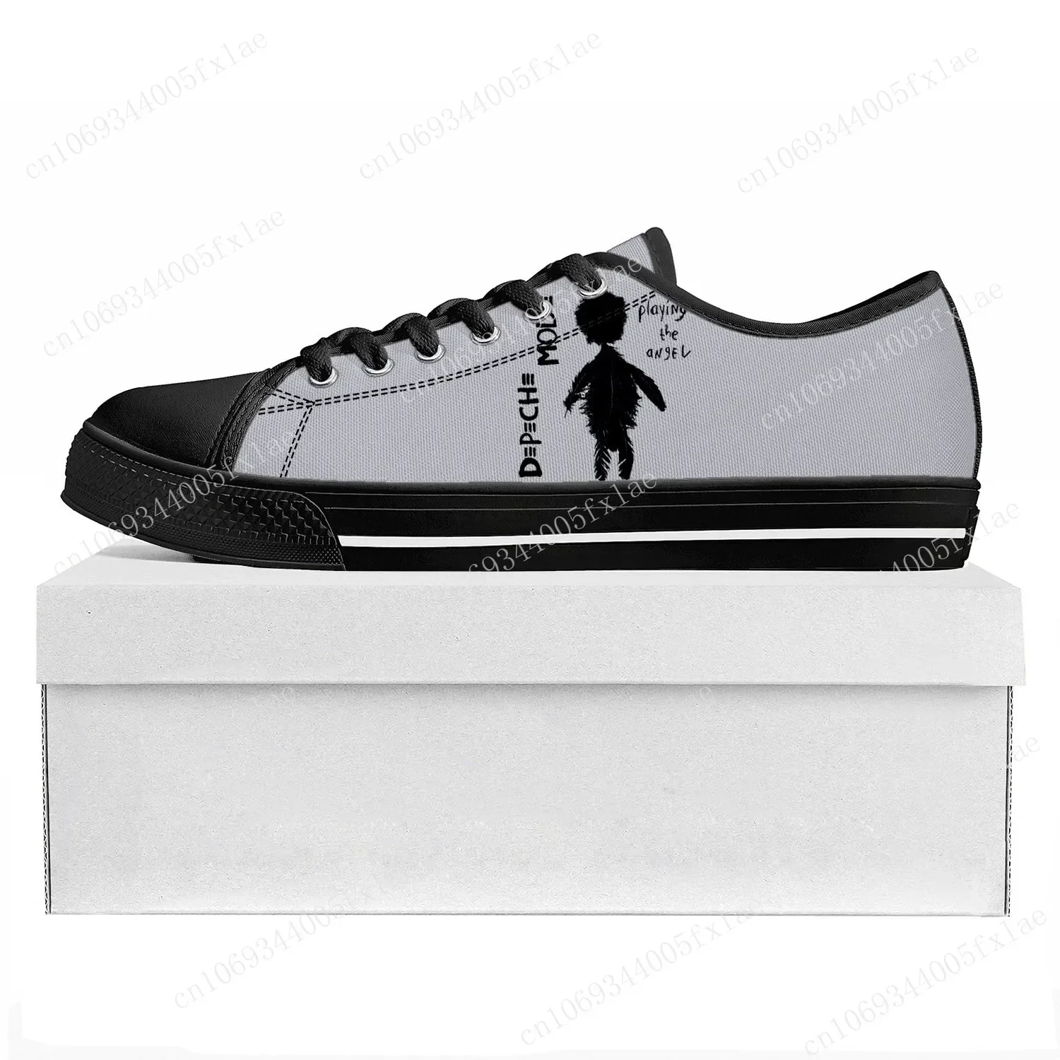 Depeche Rock Band Mode Low Top High Quality Sneakers Mens Womens Teenager Canvas Sneaker 3D Print Casual Couple Shoe Custom Shoe
