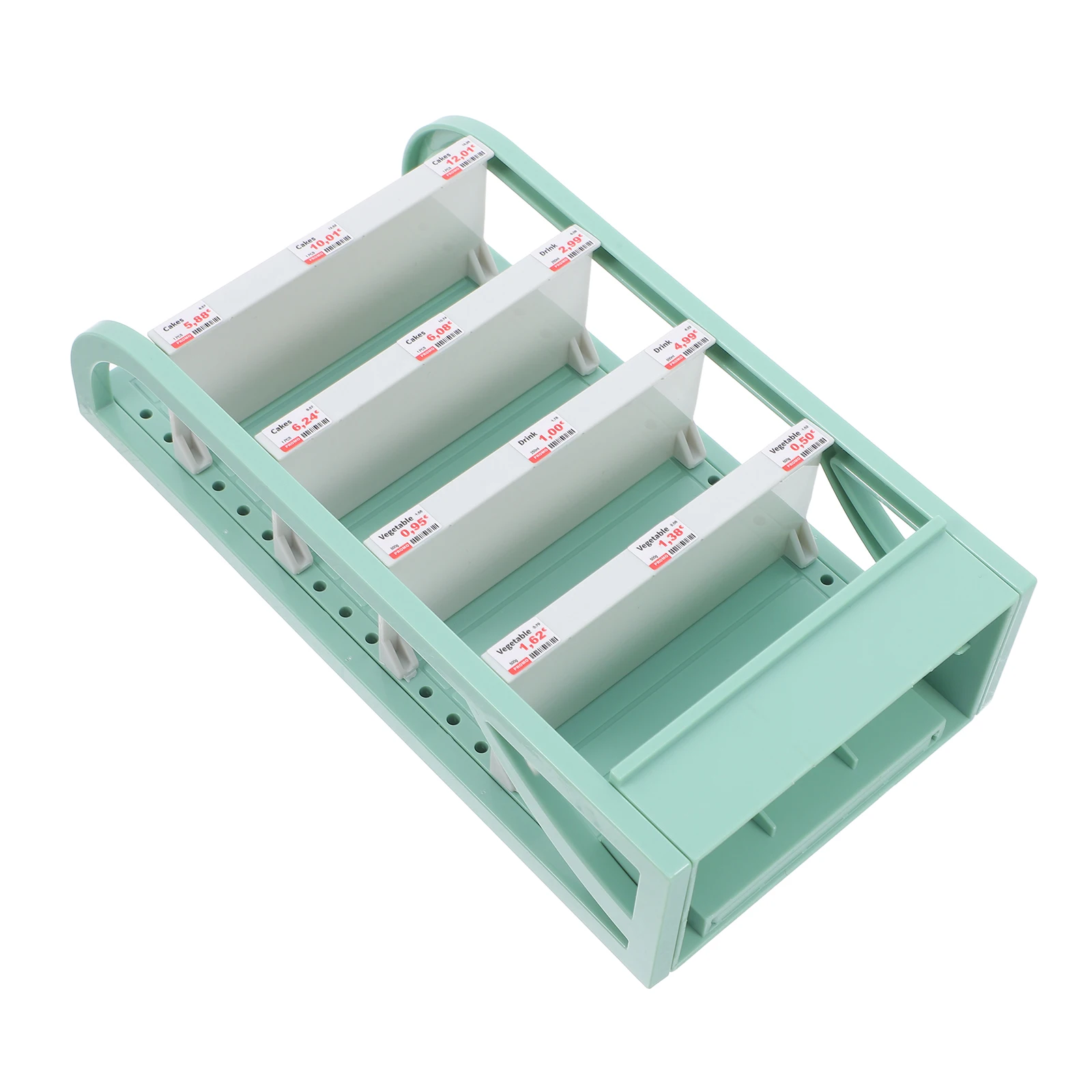 

Compact Miniature Supermarket Display Shelf Multi-Layer Dollhouse Grocery Store Furniture For Food Snacks Storage Pretend Play