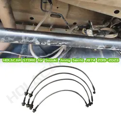 Car Extend Brake Hose For Suzuki Jimny Gen 4 JB74 JB64 2019 2020 2021 2022 2023 Lengthened Brake Steel Tubing Jimn Accessories