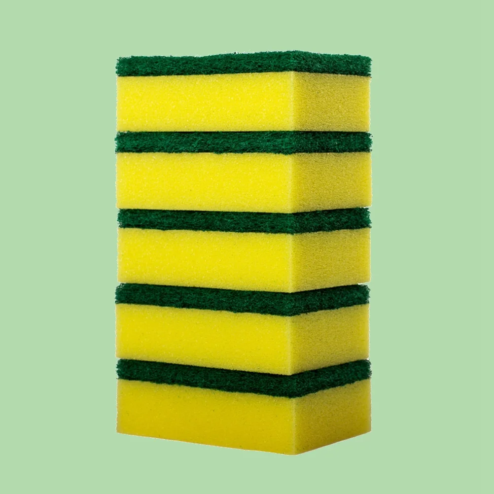 

12Pcs Scrub Sponge Durable Dishwashing Pads No Smell Lightweight Kitchen Cleaning Non-Slip Tough Messes Scrub Sponge
