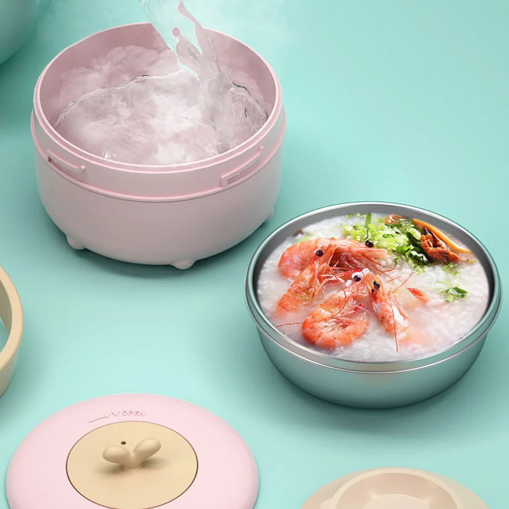 

Миска на присоске из нержавеющей стали, миска для кормления ребенка, портативная съемная посуда для сохранения тепла, практичная посуда против падения