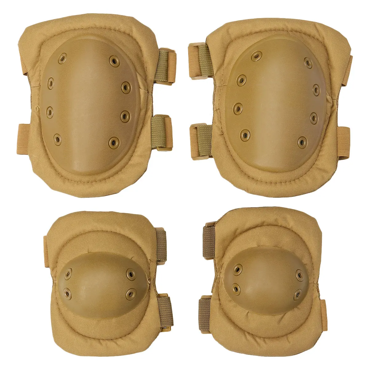 

1 Pair Eva Thick Shell Knee Guard Adjustable For Basketball Riding Climbing Outdoor Sports Heavy Duty Knee Support Protection