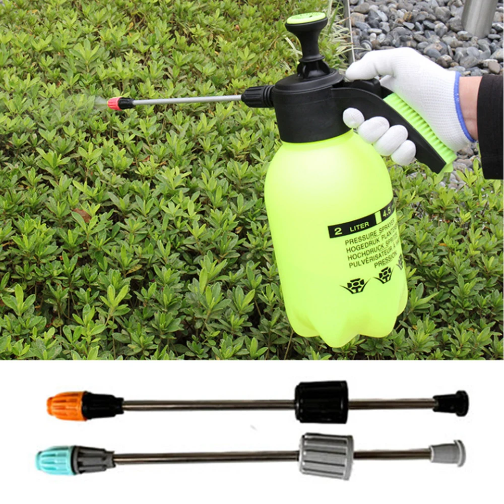 Spray Bottle Nozzle Long Nozzle Extension Rod Gardening Tool Pressure Hand Operated Useful Classic Spray Pot Nozzle Garden