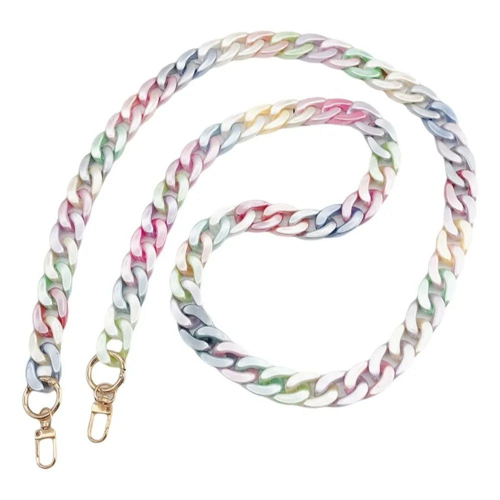 

Vintage Acrylic Phone Chain Wide Design Anti-Slip Crossbody Lanyard High-quality Bright Color Portable Phone Strap