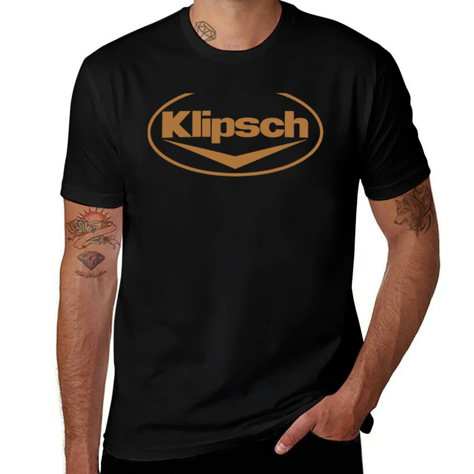 Best Selling Klipsch Logo T-Shirt tees rapper graphic tees sweat korean fashion heavyweight t shirts for men