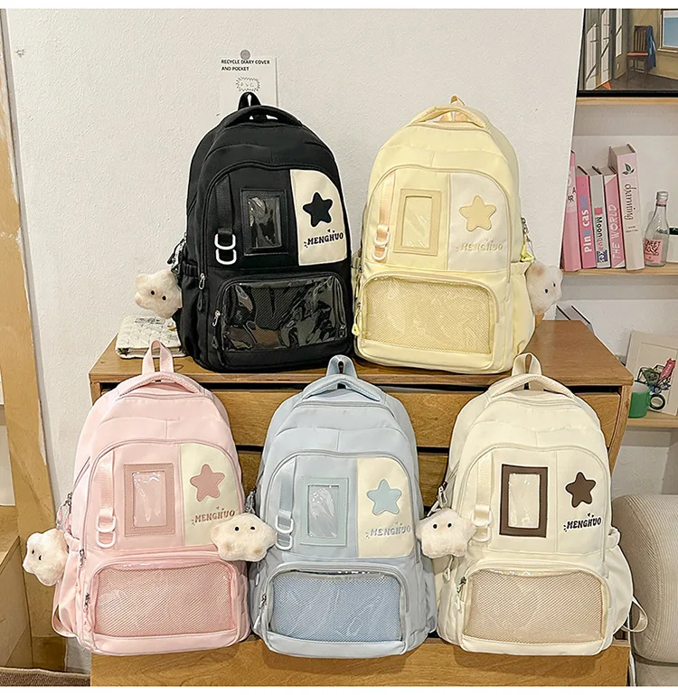 Kawaii Starry Preppy Harajuku Ita Backpack