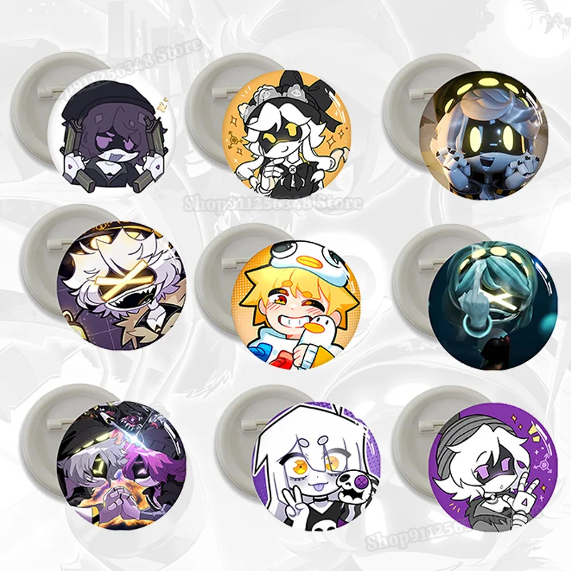 Cartoon Anime Murder Drone Badge Student Backpack Hanging Decoration Cute Figure Monster Pendant Brooches Enamel Pins Gifts