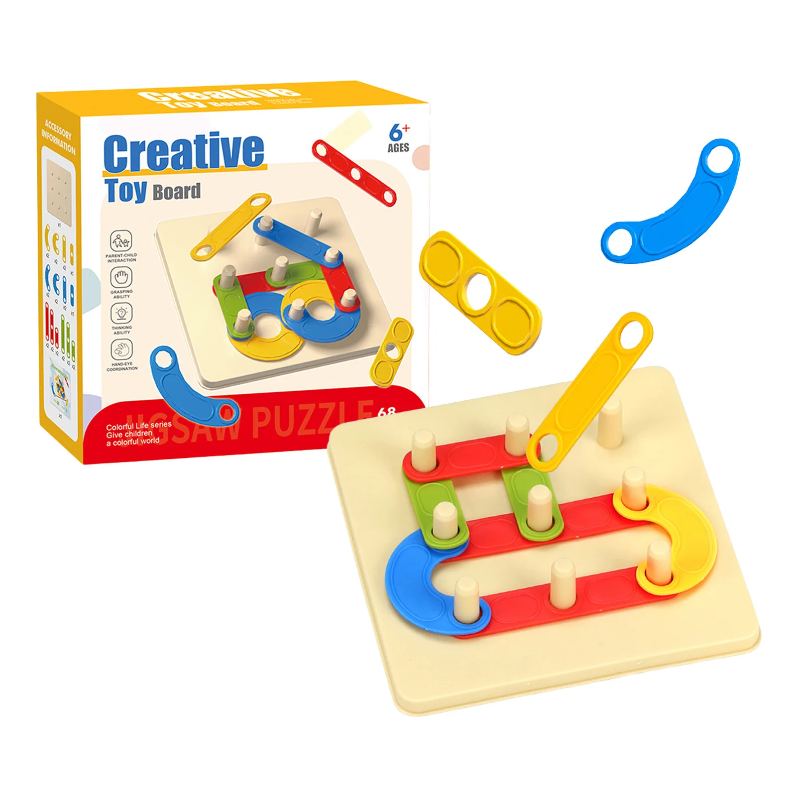 Jouets de trieur en plastique pour enfants, jouet de tri de couleurs en forme Montessori, cadeau d'anniversaire et de Festivals