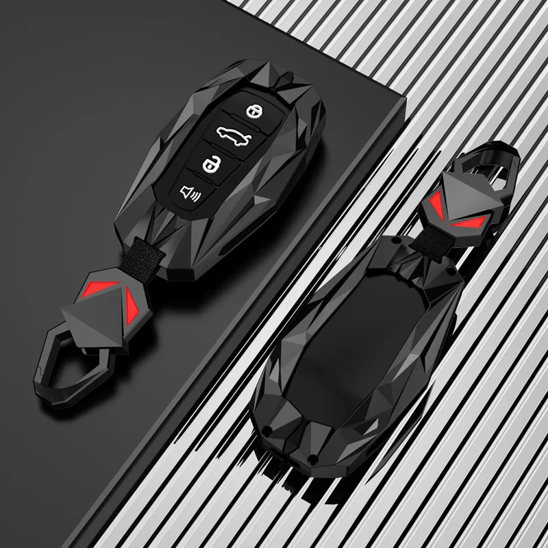 Car Key Cover Case for Geely Coolray X6 geometry c Emgrand Global kulrey Hawk GX7 okavango smart Remote Car Accessories