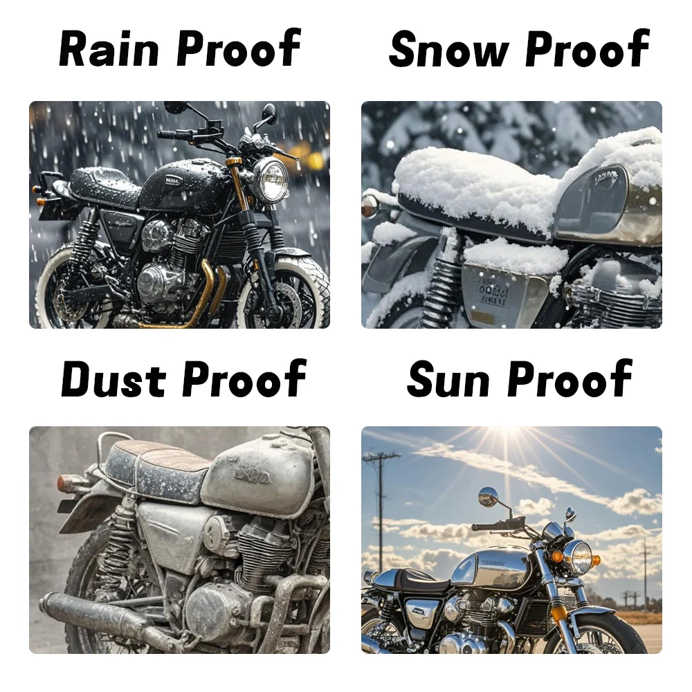 For Qjmotor SRK921RR SRV250 SRT600SX SRT700X SRT800X SRT 800SX 800SRT SRV600V Water-proof Motorcycle Rain Cover