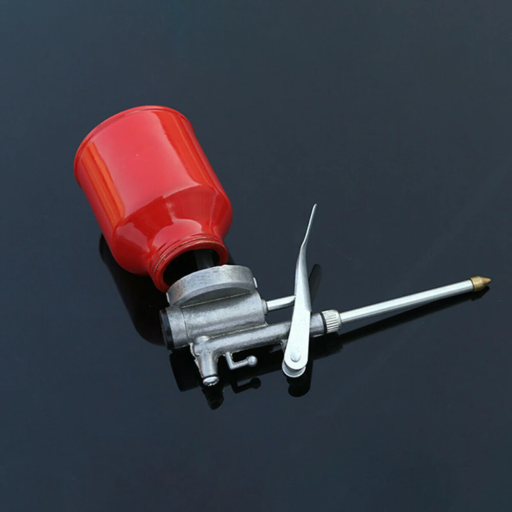 1個入り 潤滑油 高圧マシン オイルポット 透明 手動マシン缶 オイルガン ドロップボトル ロングマウス オイルポット オイラー 250ml