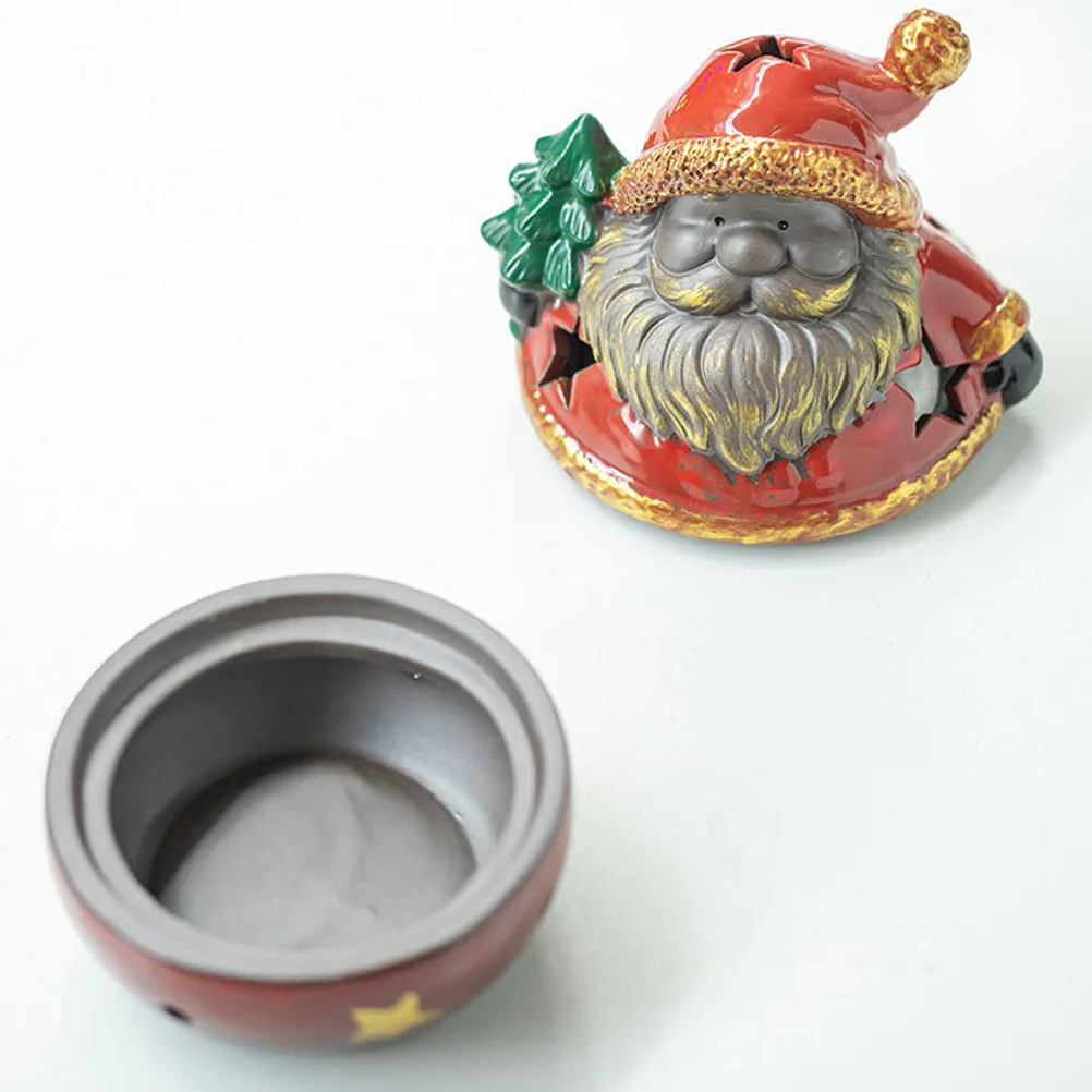 

1Pcs Santa Claus Censer Christmas Decorative Incense Burner Aromatherapy Holder for Home Meditation Yoga Relaxation
