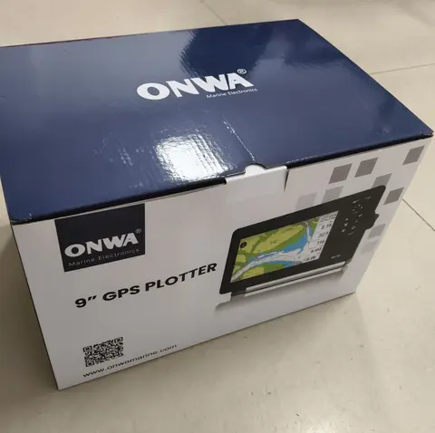 ONWA KP-29A 9-inch GALILEO GPS Chart Plotter with GPS Antenna and Built-in Class B+ AIS Transponder Combo Marine GPS Navigator