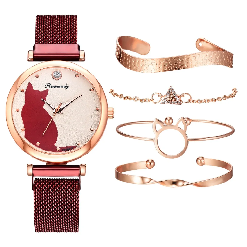 Reloj Mujer Horloges Voor Vrouwen Luxe Merk Dropshipping 2022 Best Verkopende Producten Quartz Horloge Nieuwe Ladie Horloge Dames Kat Horloge