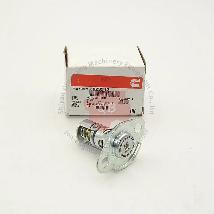 High quality 3023512 diesel engine NT855 diesel engine bypass valve 3023512