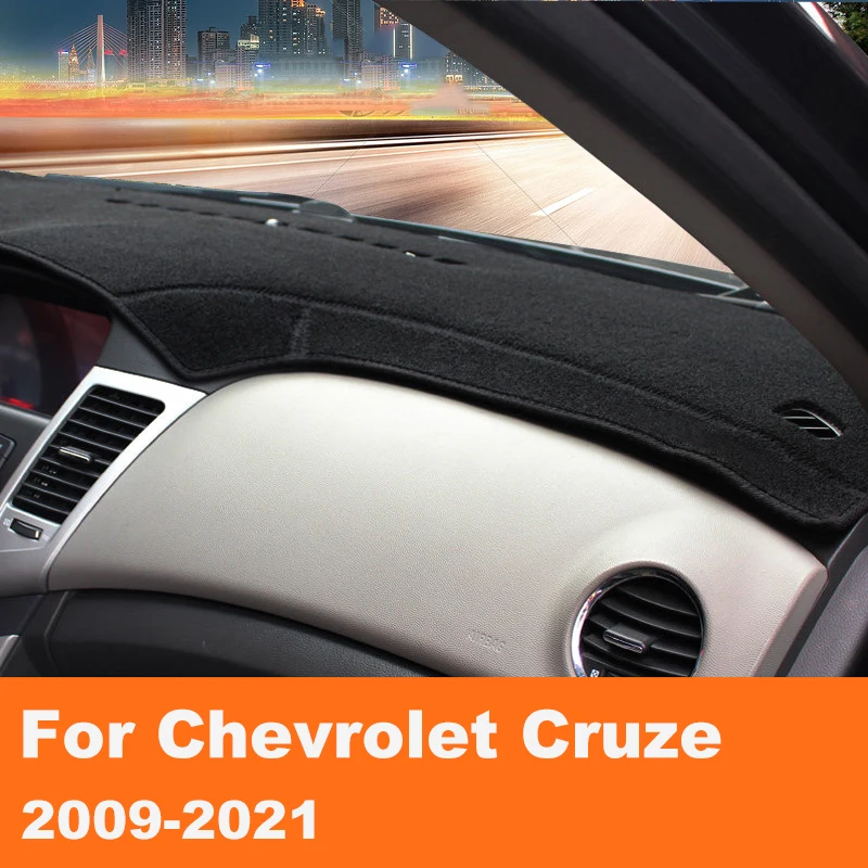 Car dashboard Avoid light pad Instrument platform desk cover Mats Carpets For Chevrolet Cruze J300 J400 2009-2018 2019 2020 2021 view 4