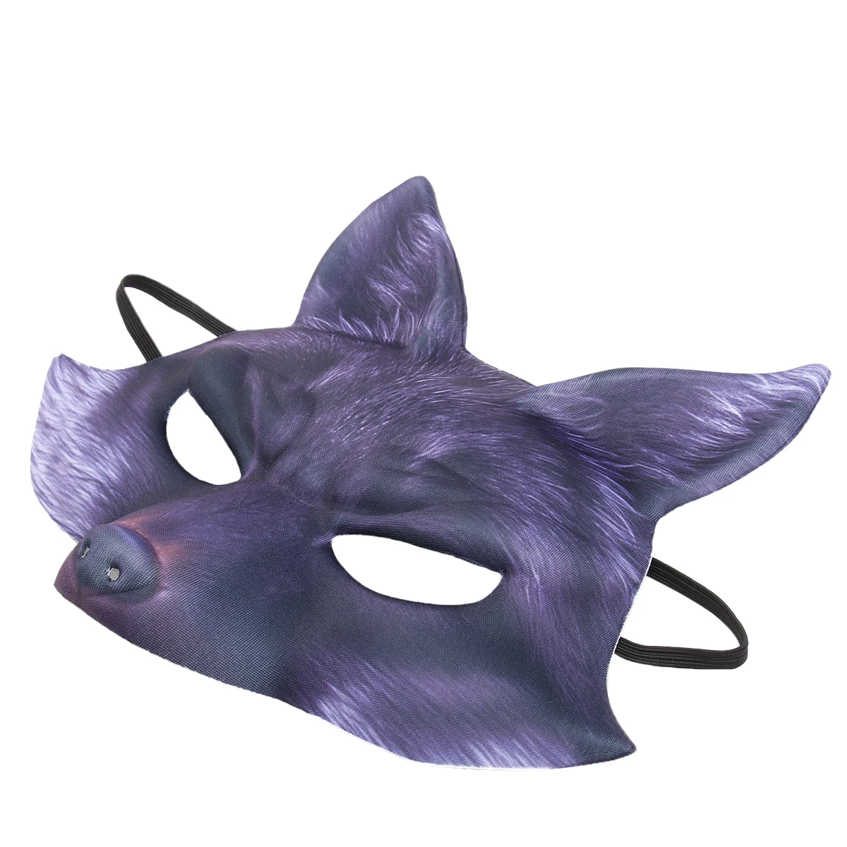 

Fox Mask Half Face Masquerade Masks Black Blindfold Cosplay Costume Accessory Halloween Elegant Design