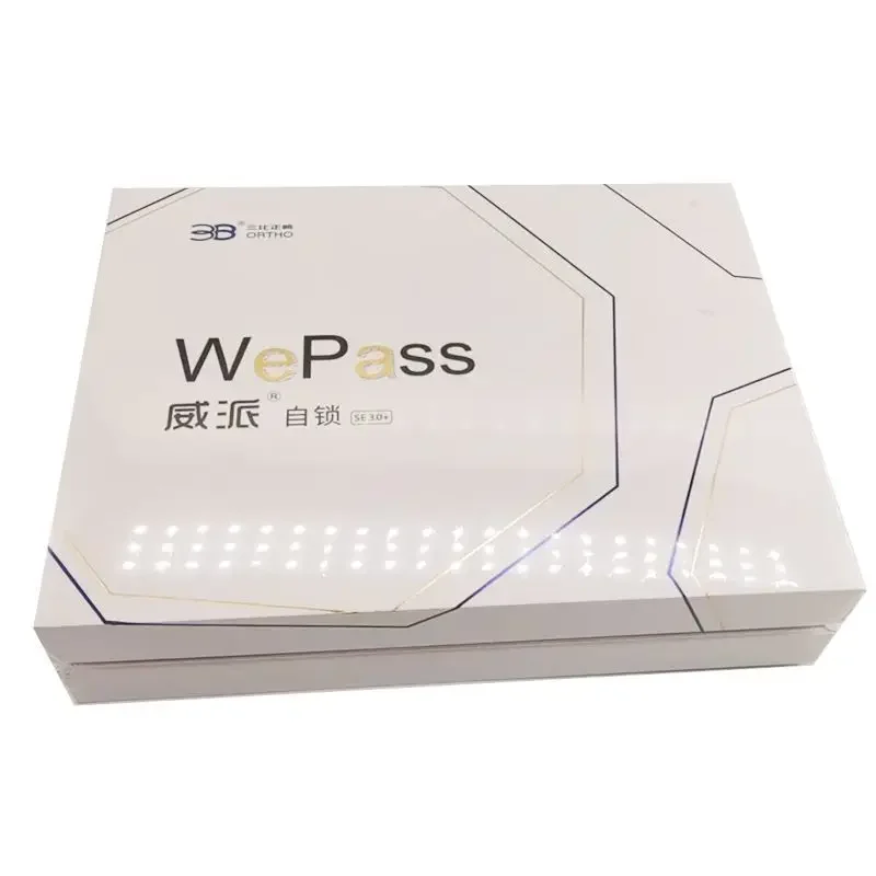 Dental Dentistry WePass Metal Self-locking Bracket Se3.0 Sliding 3 Hook Orthodontic Laboratory Orthodontic Materials
