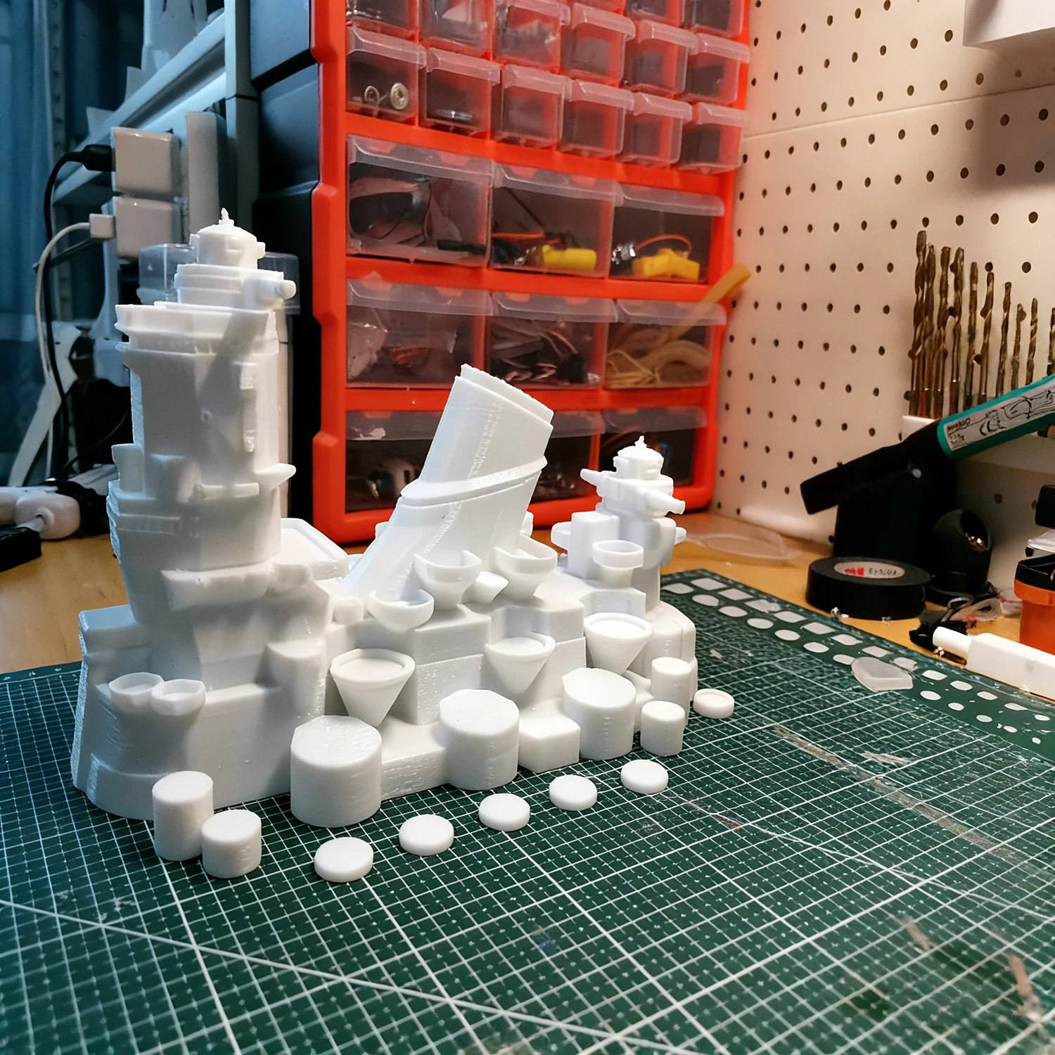 1/200 RC Ships Whale Battleship Remote Control Boat 3D Printed Meticulously Crafted RC  Schiffe Model Kit Ship Toy Warship Model