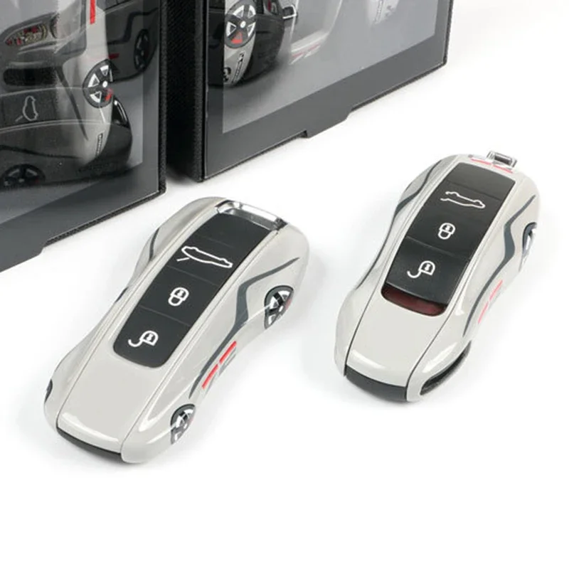 Neue Nr. 72 Racing Style Remote Key Cover Fall ersetzen fit für Porsche Cayenne Panamera Cayman Macan Boxster 971 9ya 718 911