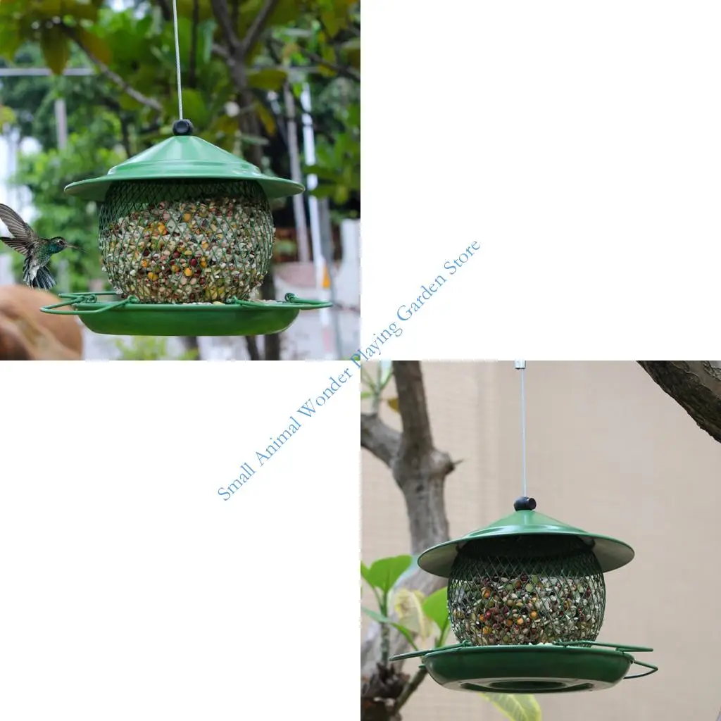 C9GC Bird Feeder For Outside Multipurpose Metal Bird Cage Feeder Reusable Feeding Accessories For Home Indoor Outdoor Garden