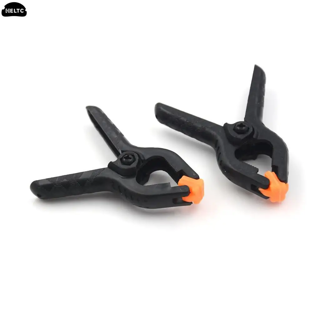 6pcs/set Micro Toggle Clamps Spring Clips Plastic Nylon DIY Woodworking Spring Clamps for Photo Studio Background Clamp 6.5cm