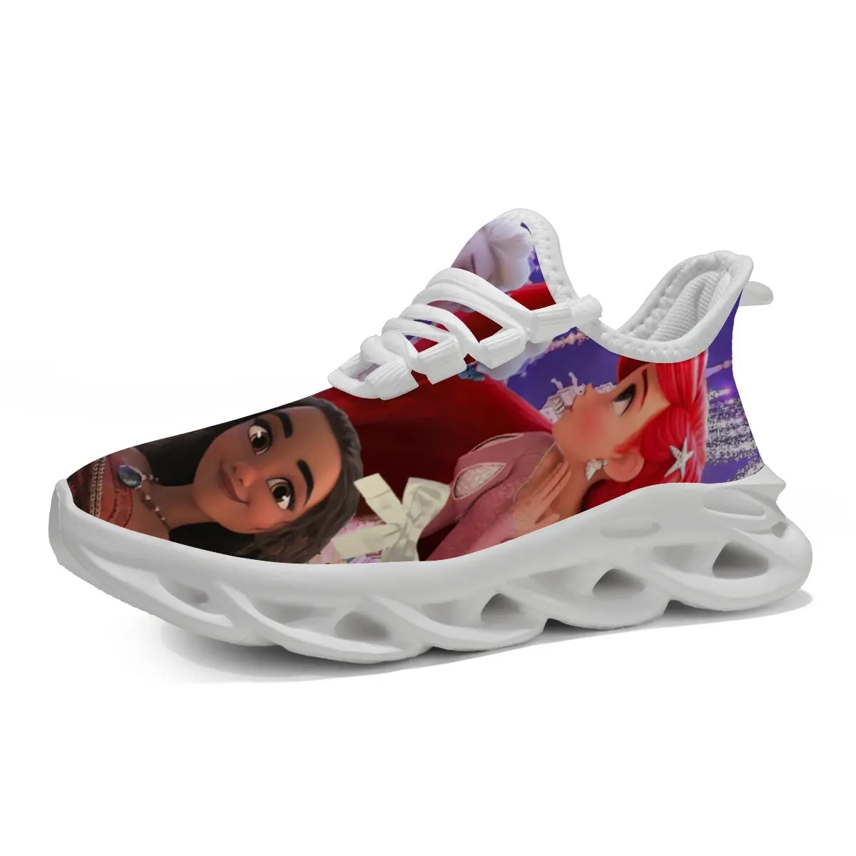 

Модные детские кроссовки для мальчиков и девочек, детская повседневная обувь, детские повседневные кроссовки принцессы Диснея Мирабель и Ариэль, обувь с героями мультфильмов