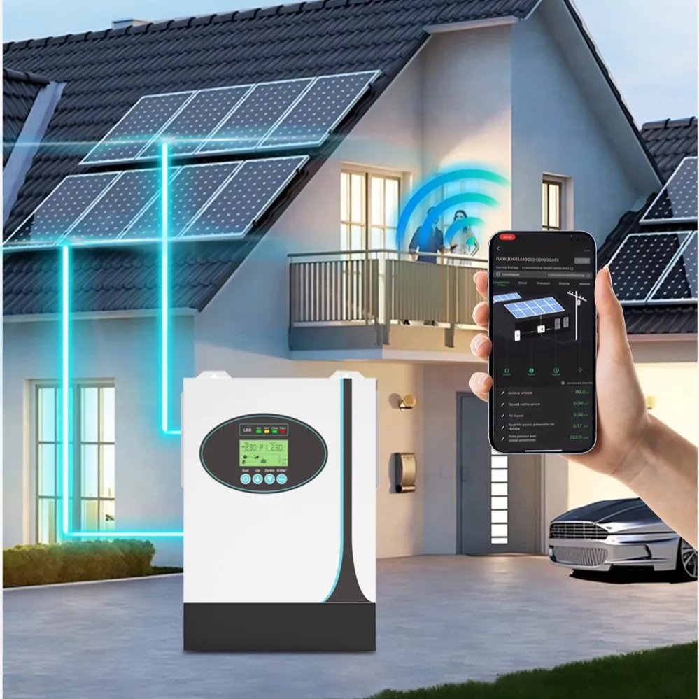 

Wifi Stand-alone Parallel Model Solar Photovoltaic Inverter 12kw Home High-frequency Inverter Control All-in-one Built-in Mppt