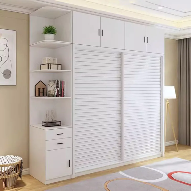 

Storage Nordic Wardrobe Drawers Sliding Doors Clothes White Wardrobe Luxury Organization Armario Multiuso Bedroom Furniture