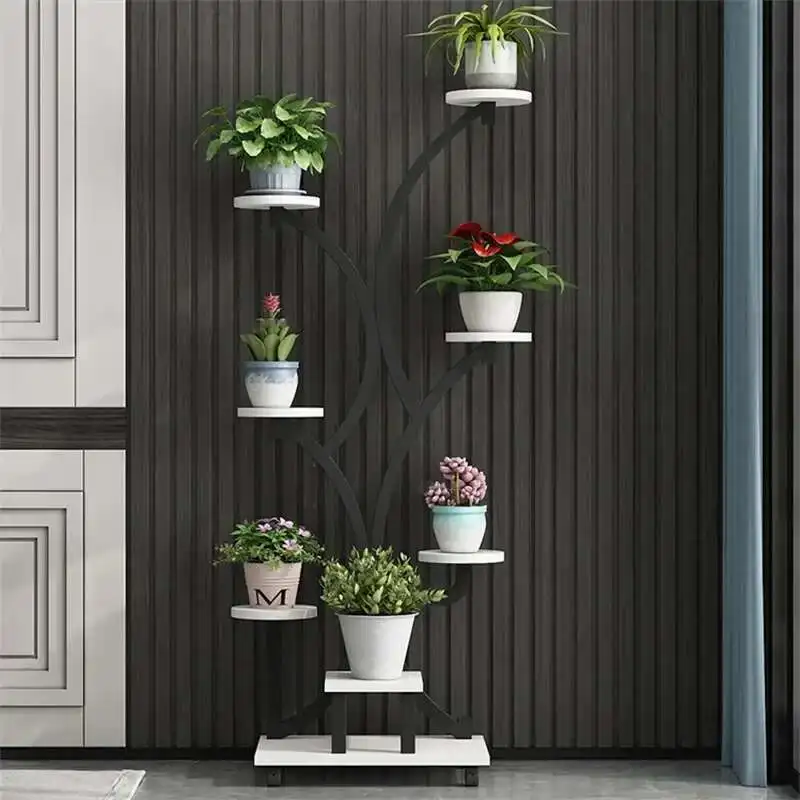 Planter Display Organizer Home Furniture Z home Plant Stand Living Room Floor Stand for Flowers Modern Creative Plant Pot Stand