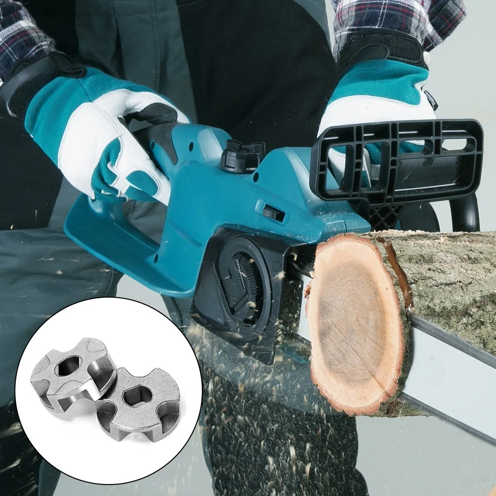 Ruimou 2Pcs 3/8 Inch 6-Tooth Electric Chainsaw Sprocket Center Hole 8x10mm Compatible With Makita DUC256/DUC353/XCU03
