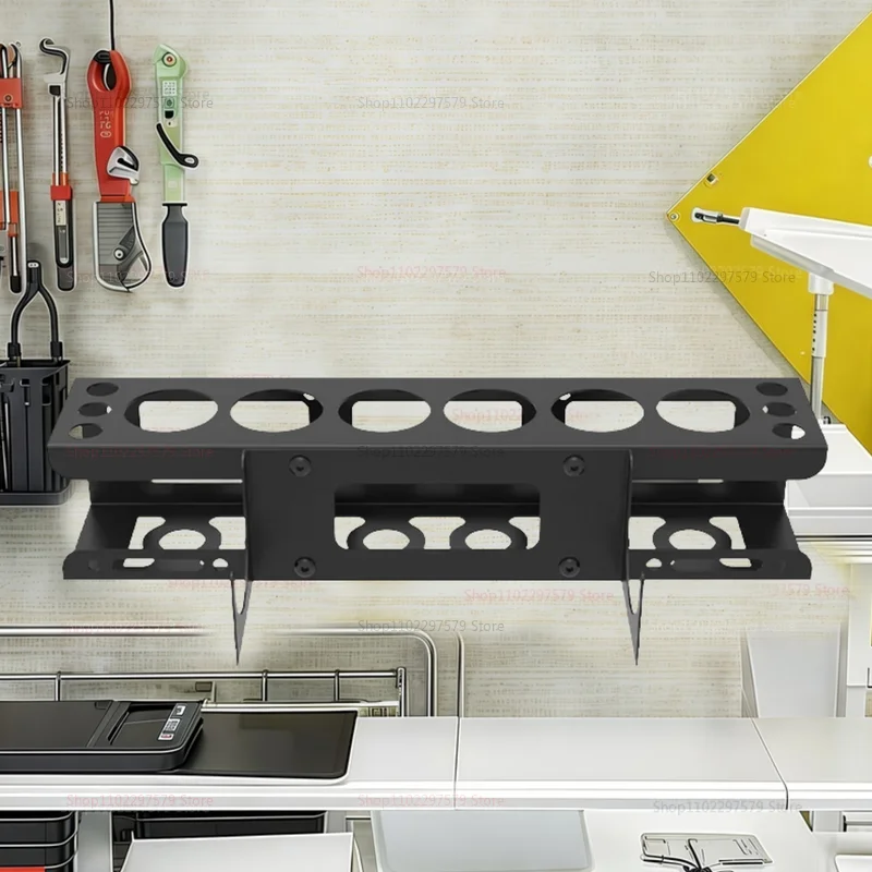 حامل أنبوب السد بندقية السد تخزين الرف الحائط مانع التسرب المنظم يحمل 6 أنابيب وأداة تخزين فوهة السد