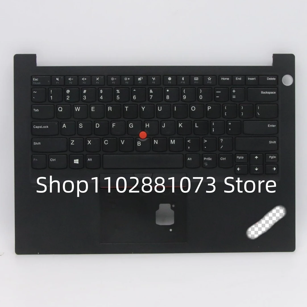 

New Original Backlit keyboard Palmrest Case Cover for Lenovo ThinkPad E14 Gen 1 Laptop 5M11B77513 5M10W64445