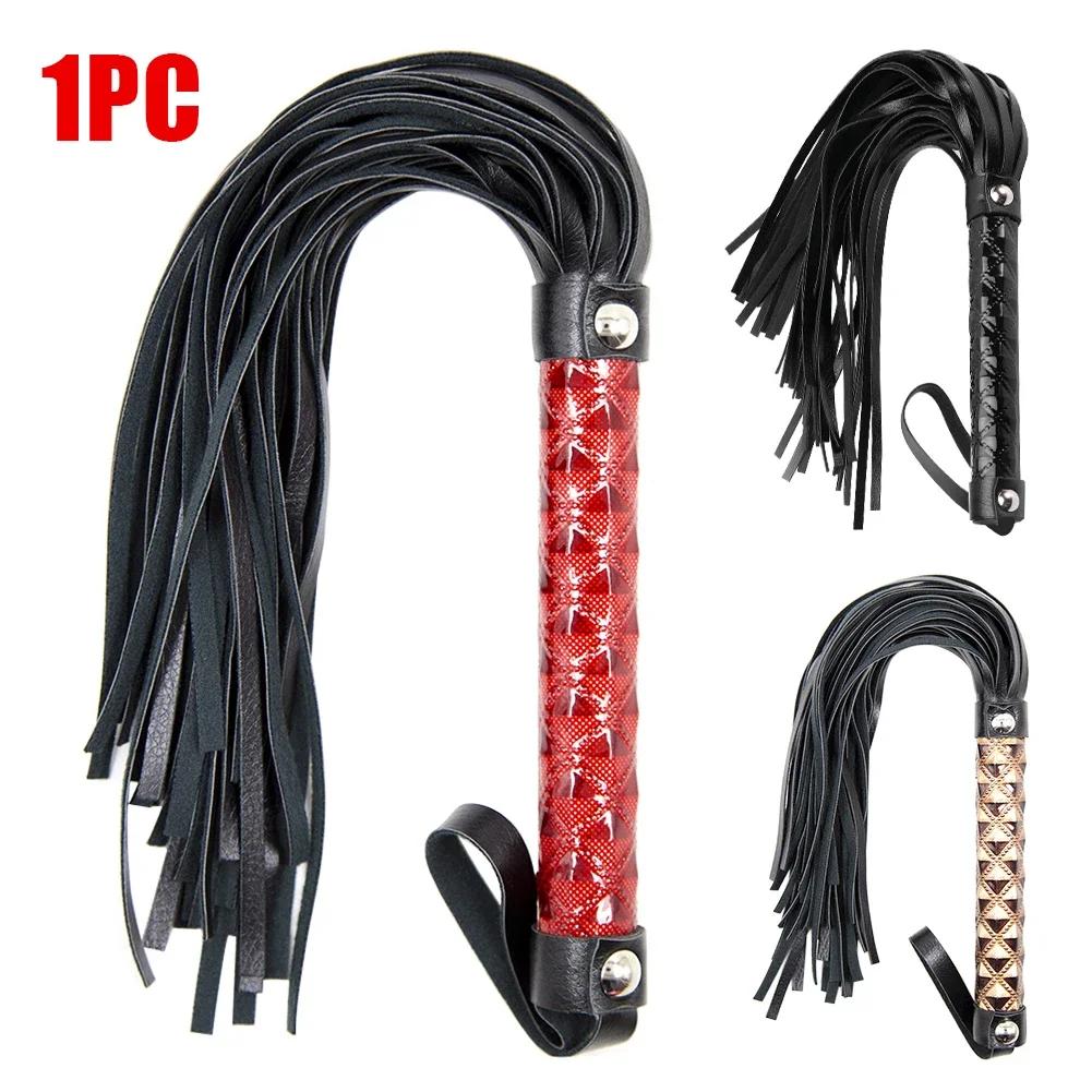 Outdoor Sports Horse Riding Whip Racing Equestrian PU Leather Non Slip Braided Ergonomic Stage Performance Crop Wear Resistant