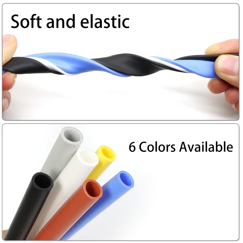 200 ℃ high temperature resistant, wear-resistant, corrosion-resistant, soft, 1.7:1 silicone heat shrink tubing