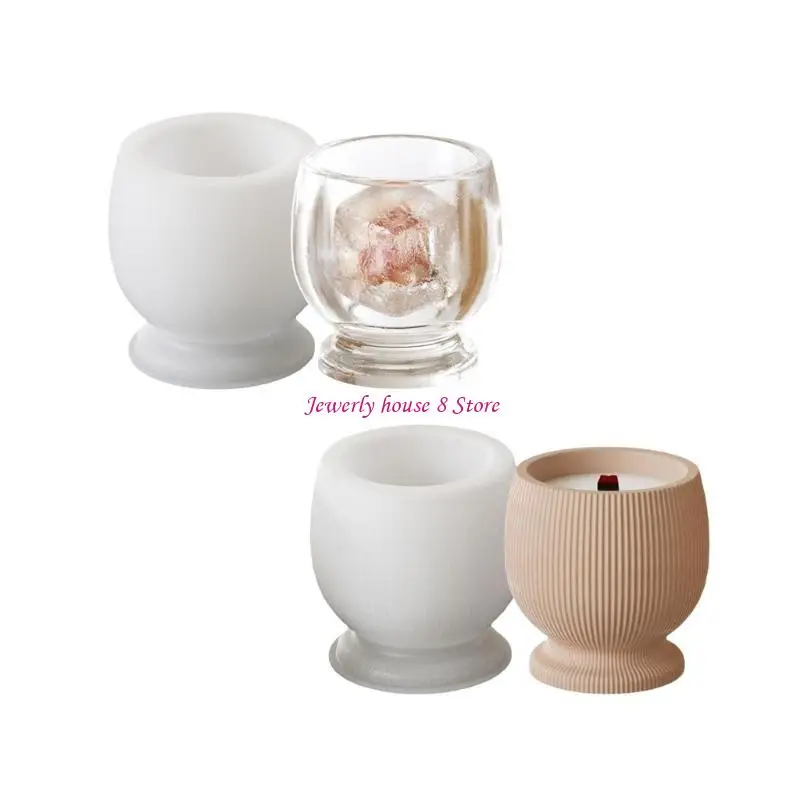 Soft Silicone Goblet Mould for Candle Making and Art Supplies Projects