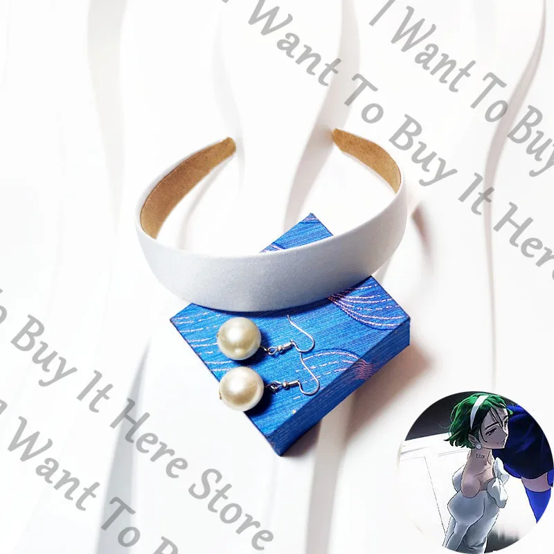 Anime Alien Stage Sua Cosplay Cartoon Earring Ear Clip Prop Hair Clasp Ornament Ears Stud Accessory Eardrop Mascot Ambitus Gift