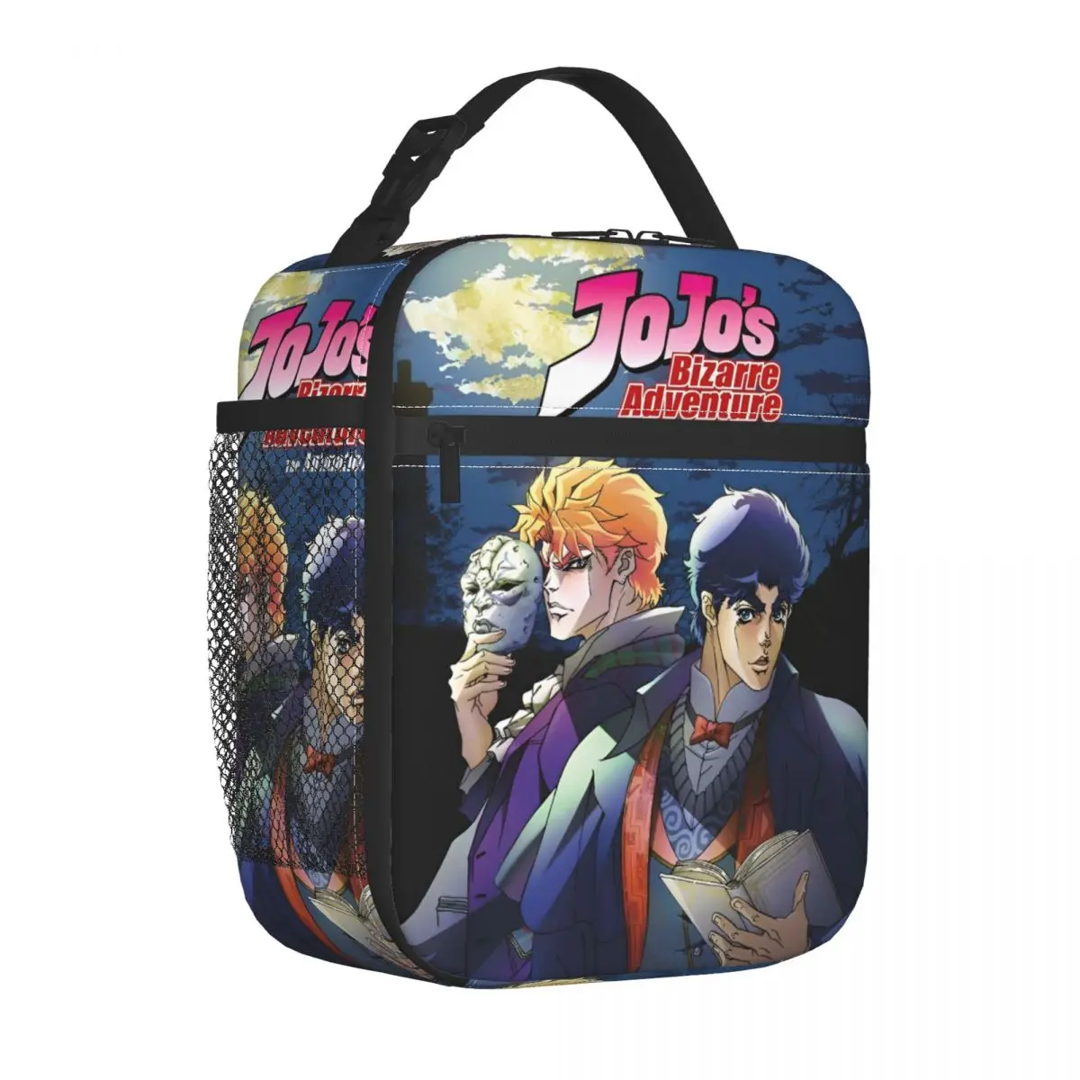 

JoJo's Bizarre Adventure - Art Insulated Lunch Bag High Capacity Meal Container Cooler Bag Tote Lunch Box Office Picnic Food Bag